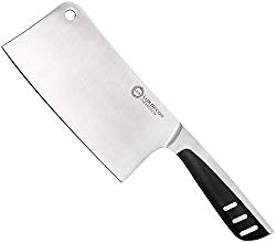 7 Inch Stainless Steel Meat Cleaver – Butcher Knife – Chopper – For Home Kitchen and Restaurant – High Carbon Stainless Steel – By Lux Décor Collection