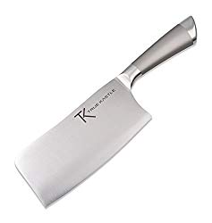 True Kastle Butcher Knife – Meat Cleaver – Vegetable Chopper – Chinese Vegetable Cleaver – Cleaver Knife – Stainless Steel Kitchen Knife – 7 Inch