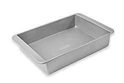 USA Pans 1111RC Bakeware Lasagna and Roasting, Warp Resistant Nonstick Baking Pan, Made in The USA from Aluminized Steel, Deep