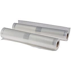 NESCO VS-04R, Vacuum Sealer Replacement Roll Bags, 11.0 inch x 19.70 feet, 2 pack