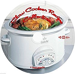5000 Slow Cooker Recipe Collection on CD casserole crock pot one dish cooking